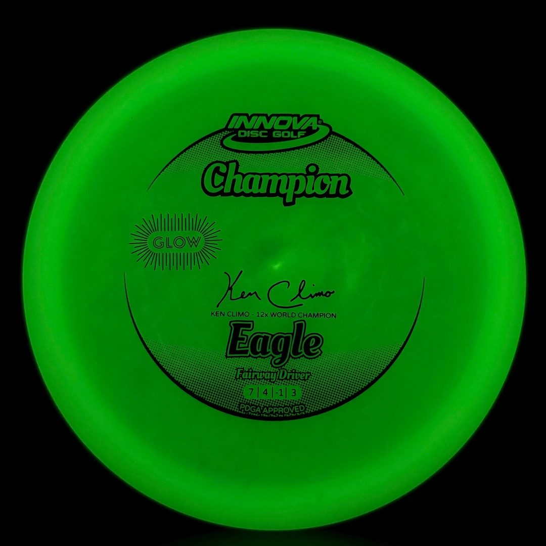 Color Glow Champion Eagle - Ken Climo 12x Innova