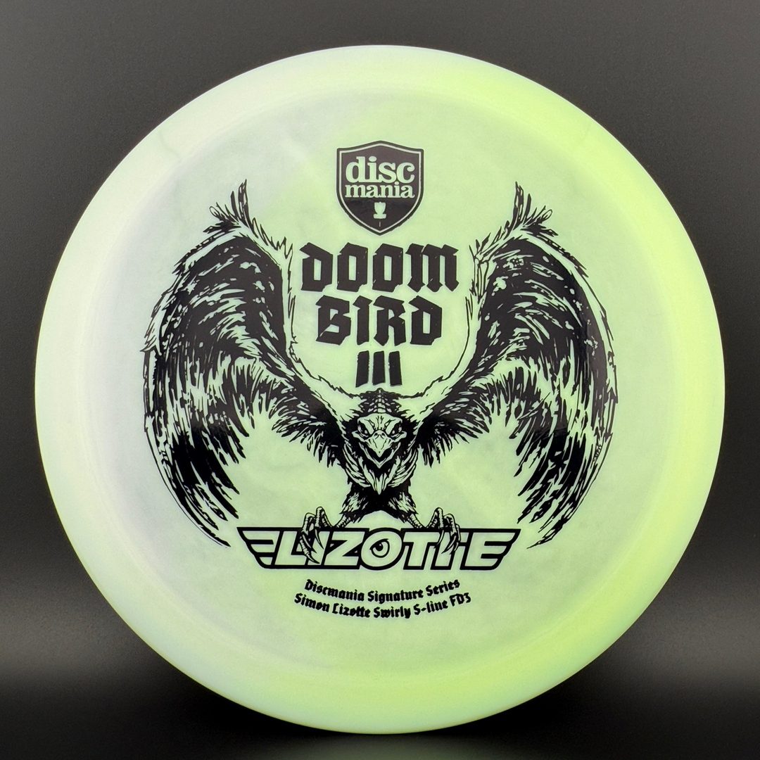 Swirly S-Line FD3 - Doom Bird 3 Simon Lizotte *Warehouse Stash* Discmania