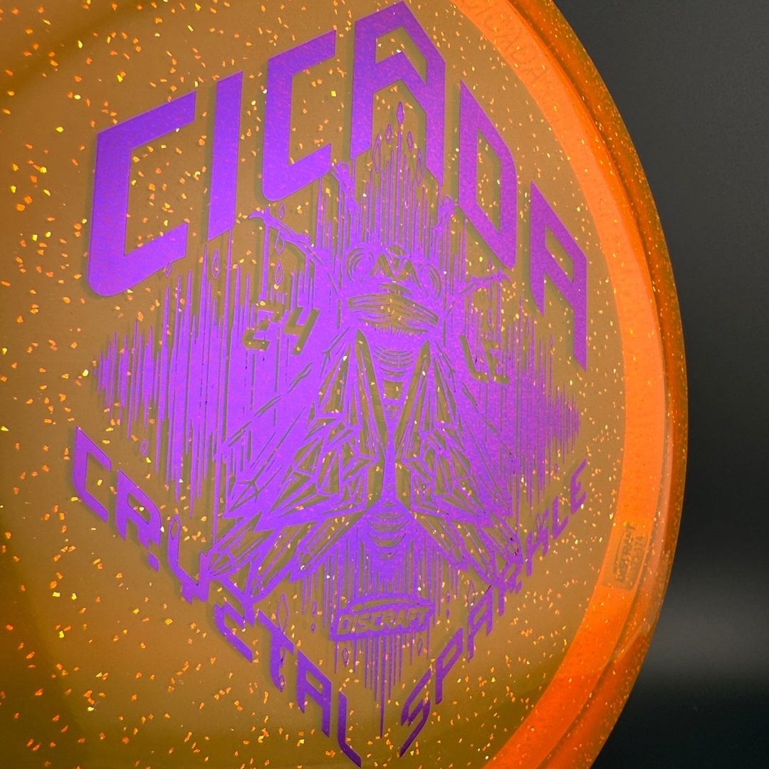 CryZtal Sparkle Cicada - Ledgestone 2024 Discraft