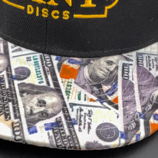 Flat Bill Snapback Hat - Fancy Print - Mint Discs