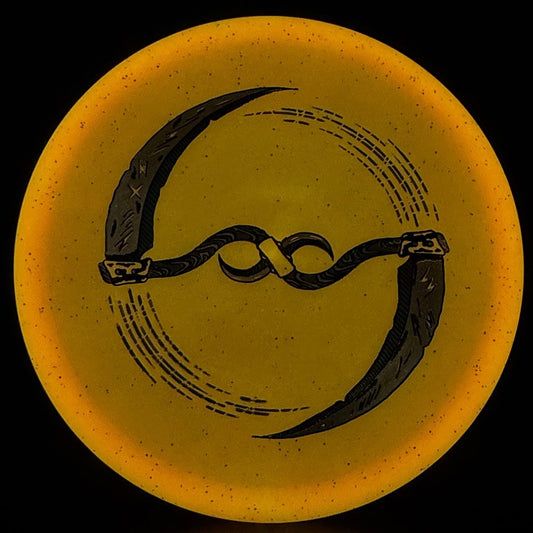 Metal Flake Glow C-Blend Inca - "Infinity Blade" by Ripper Studios Infinite Discs