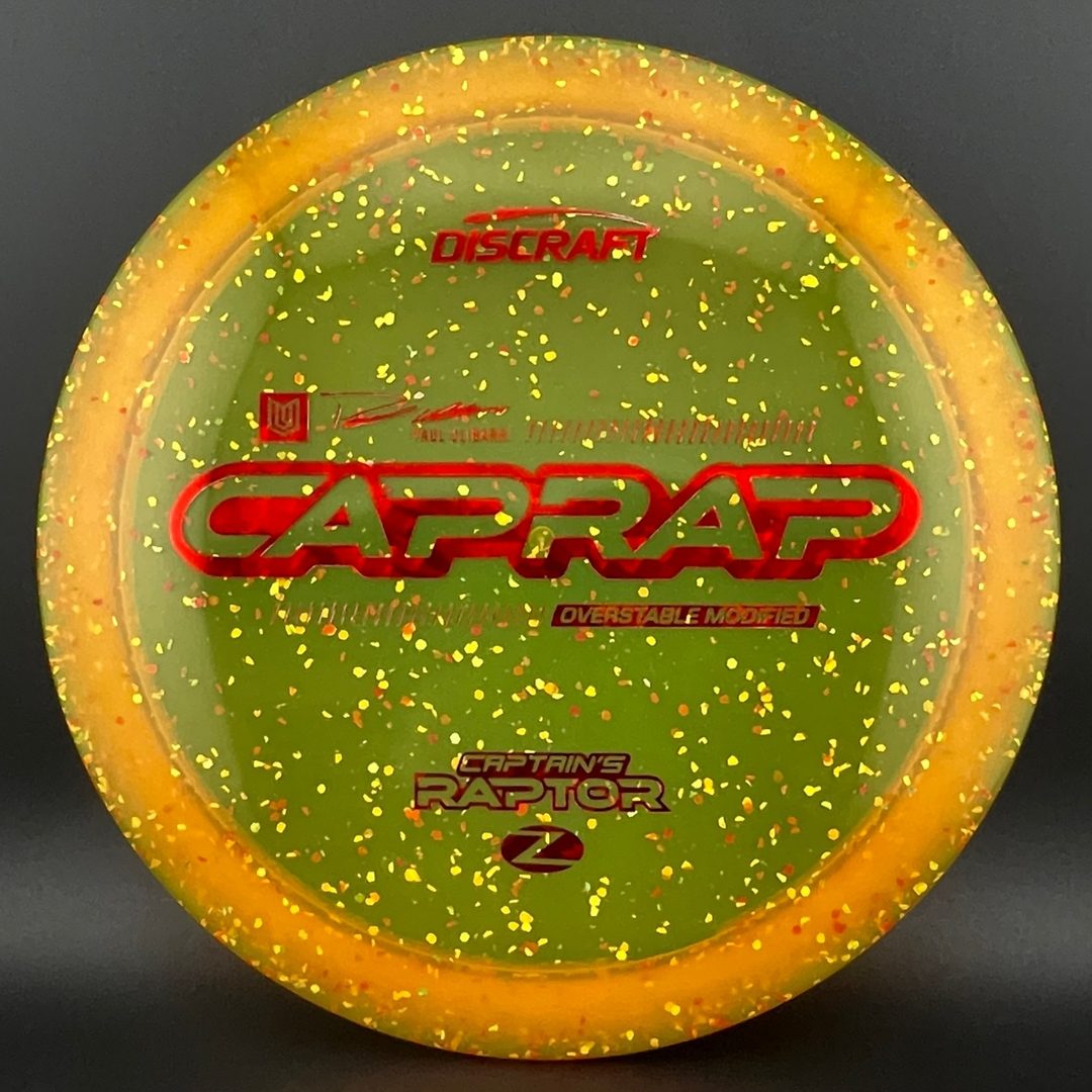 Confetti Z Captain's Raptor - Paul Ulibarri 2026 Discraft