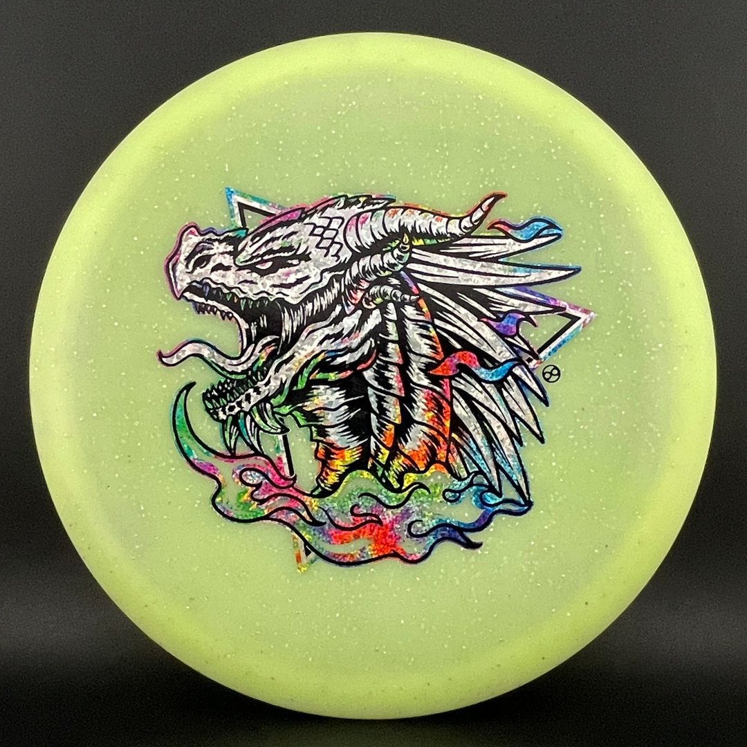 Metal Flake Glow C-Blend Chariot - Infinite Dragon Triple Foil Infinite Discs