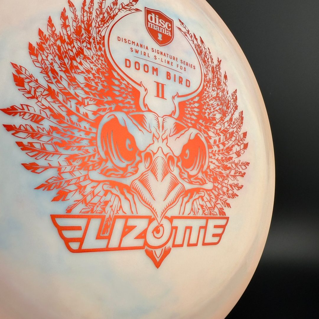 Swirly S-Line FD3 - Doom Bird 2 Red - Simon Lizotte Discmania