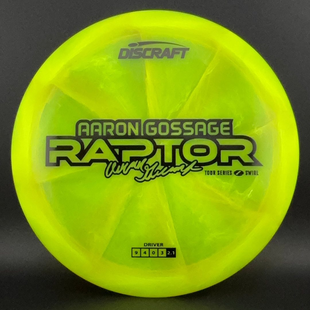 Z Swirl Raptor - Aaron Gossage 2025 Tour Series Discraft