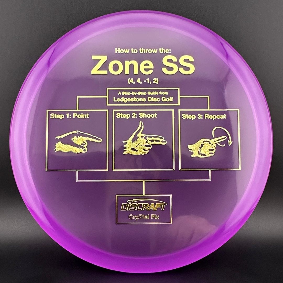 Cryztal Flx Zone SS - Step-By-Step - Ledgestone 2025 Discraft