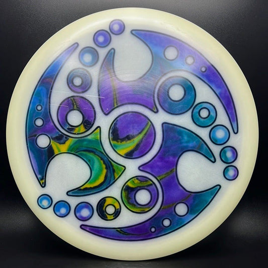 Glow C-Line MD4 Penned CF1 Run - X-Out - Jory's Fly Dyes Discmania