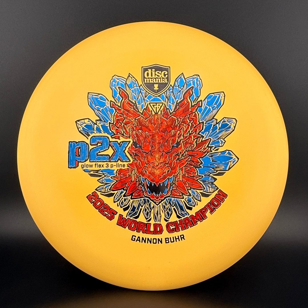 Glow P-Line P2x Flex 3 - Gannon Buhr 2025 World Champion Discmania