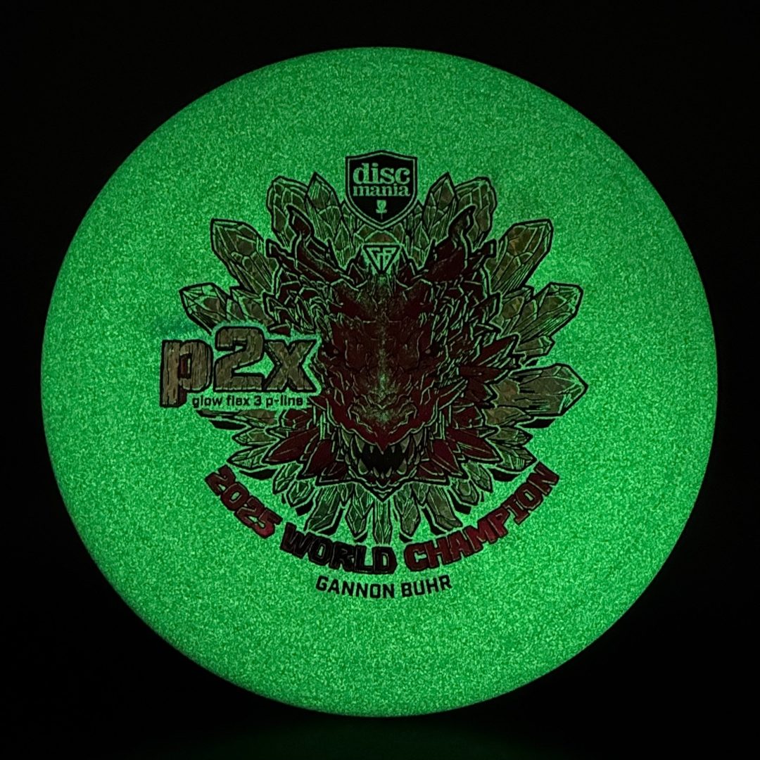 Glow P-Line P2x Flex 3 - Gannon Buhr 2025 World Champion Discmania