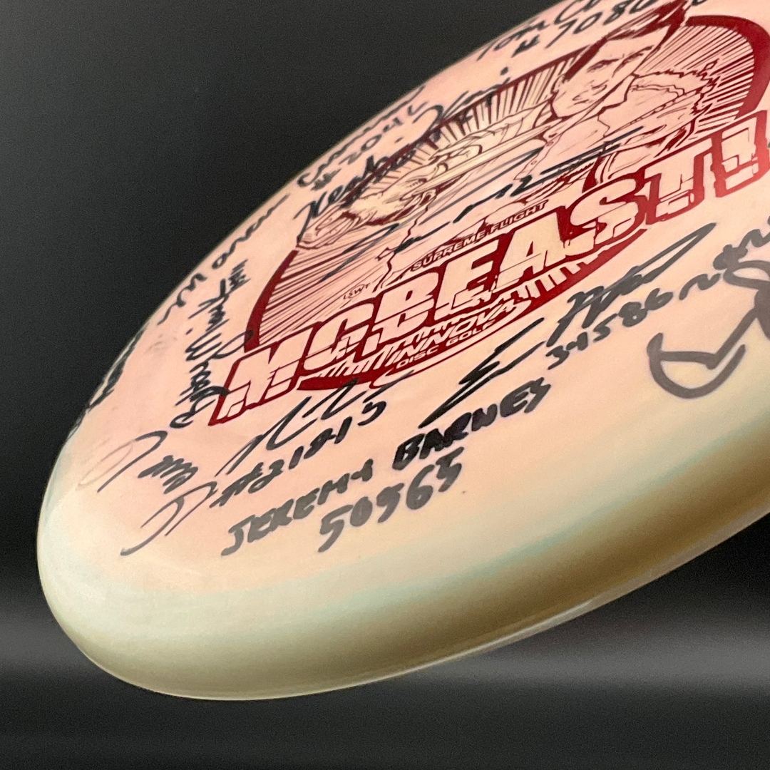 Swirly S-Line P2 *Les White Stash* - "McBeast!" Signed! Limited Penned Run Pre-SG2 Innova Made Discmania