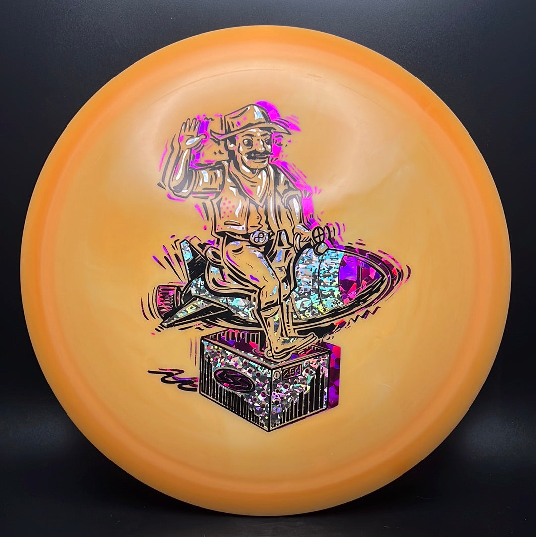 Bravo Guadalupe - "Ride Em Rocket Cowboy" Triple Foil Lone Star Discs