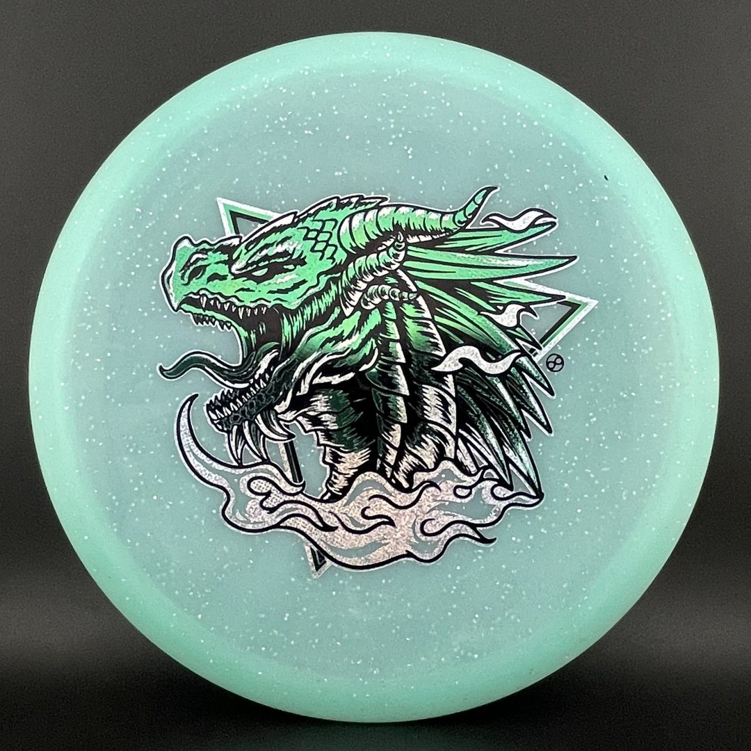 Metal Flake Glow C-Blend Chariot - Infinite Dragon Triple Foil Infinite Discs