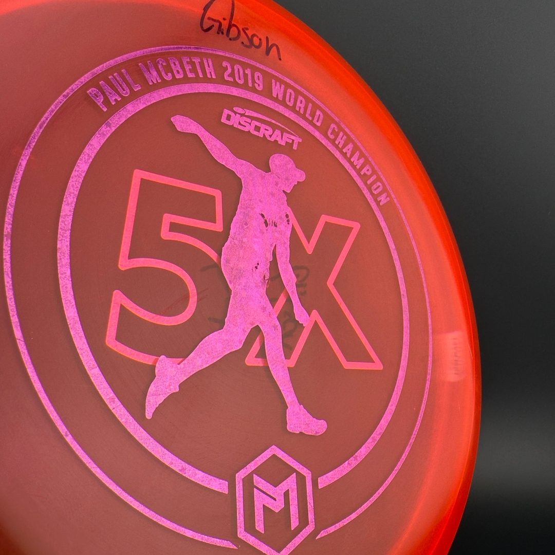 CryZtal Z Luna 5X - Paul McBeth World Champ *Gibson Stash Used* Discraft