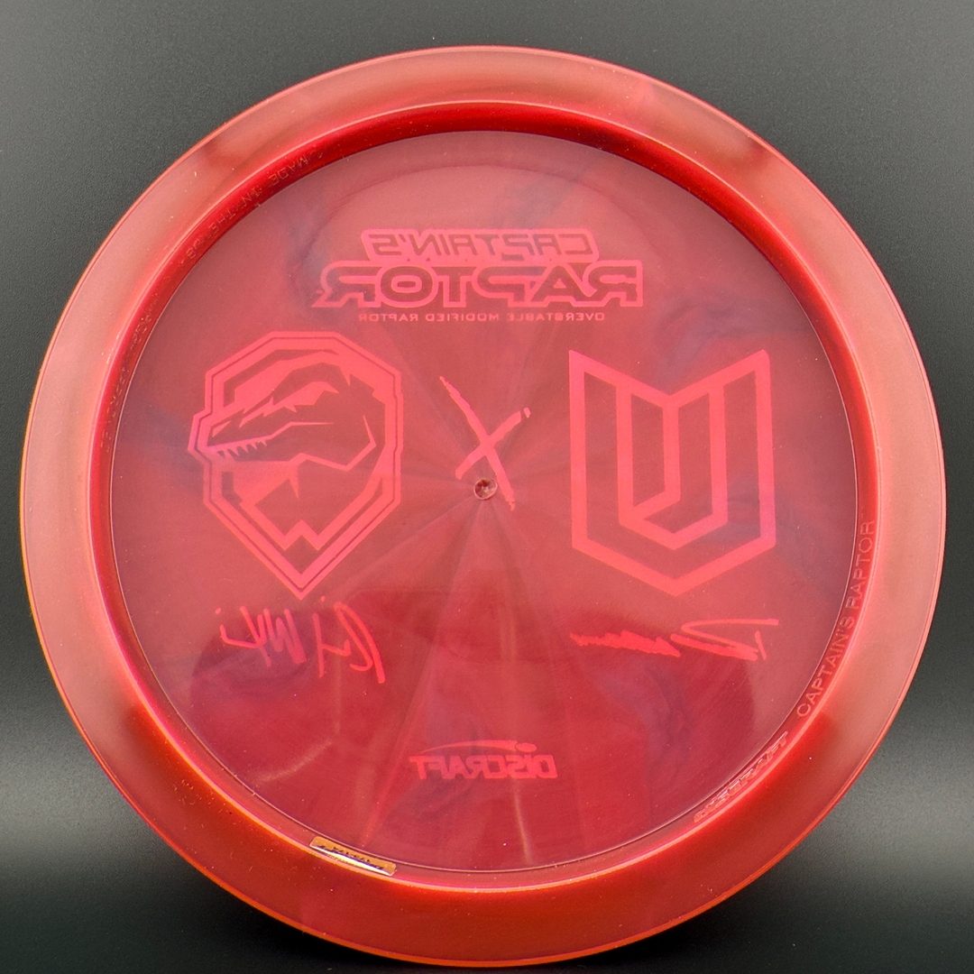 Z Swirl Captain's Raptor - Ulibarri x Wysocki Collab Edition Discraft