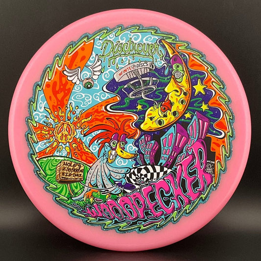 A-Medium Transparent Woodpecker - Infinite VIP Series #89 Disctroyer