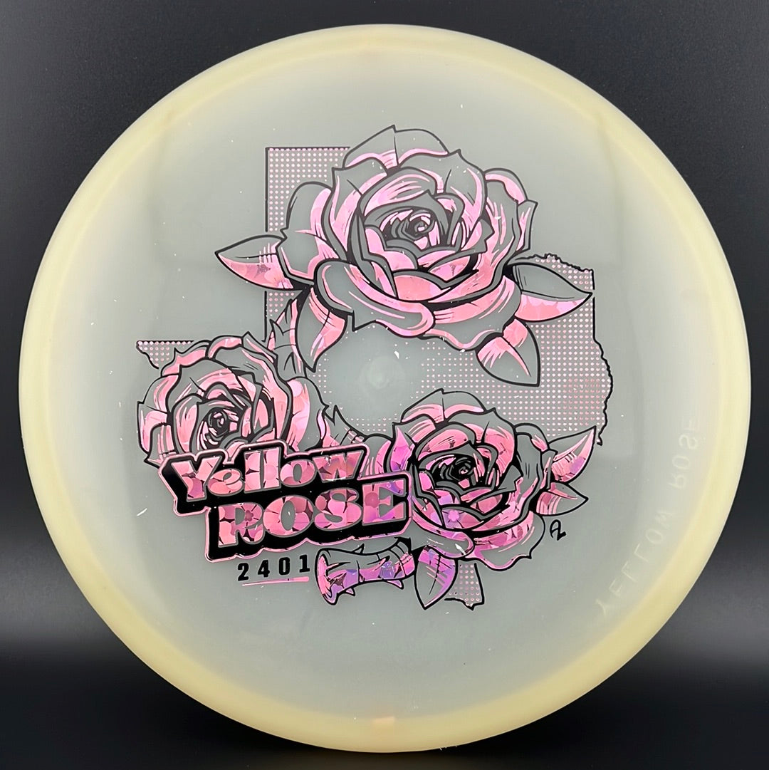 Bravo Glow Yellow Rose - First Run Lone Star Discs