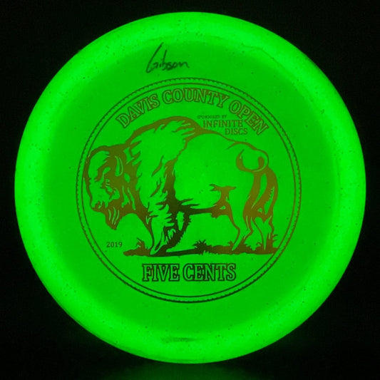 Metal Flake Glow C-Blend Scepter - Tournament Stamp *Gibson Stash Used* Infinite Discs