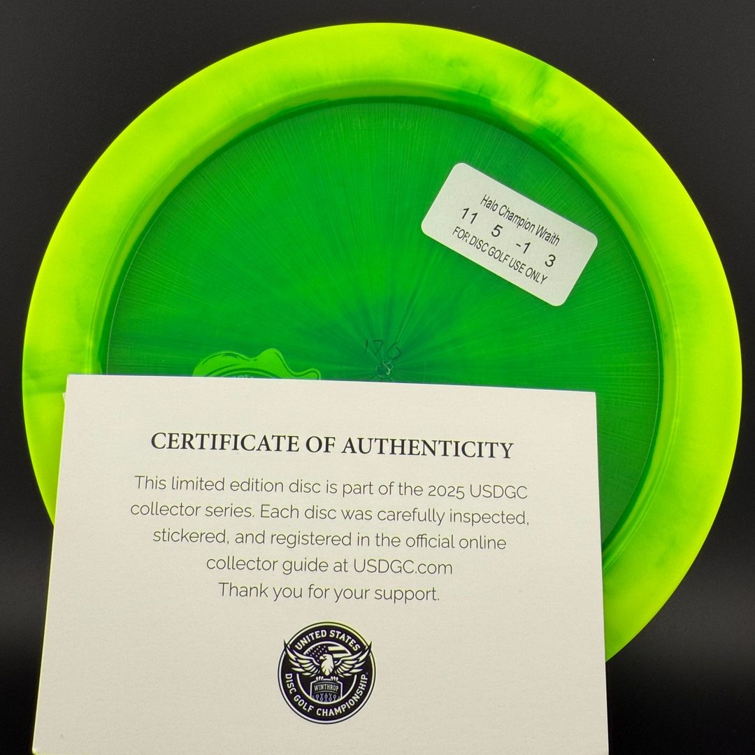 Halo Champion Wraith - USDGC Wax Seal - Small Batch 1/100 Innova