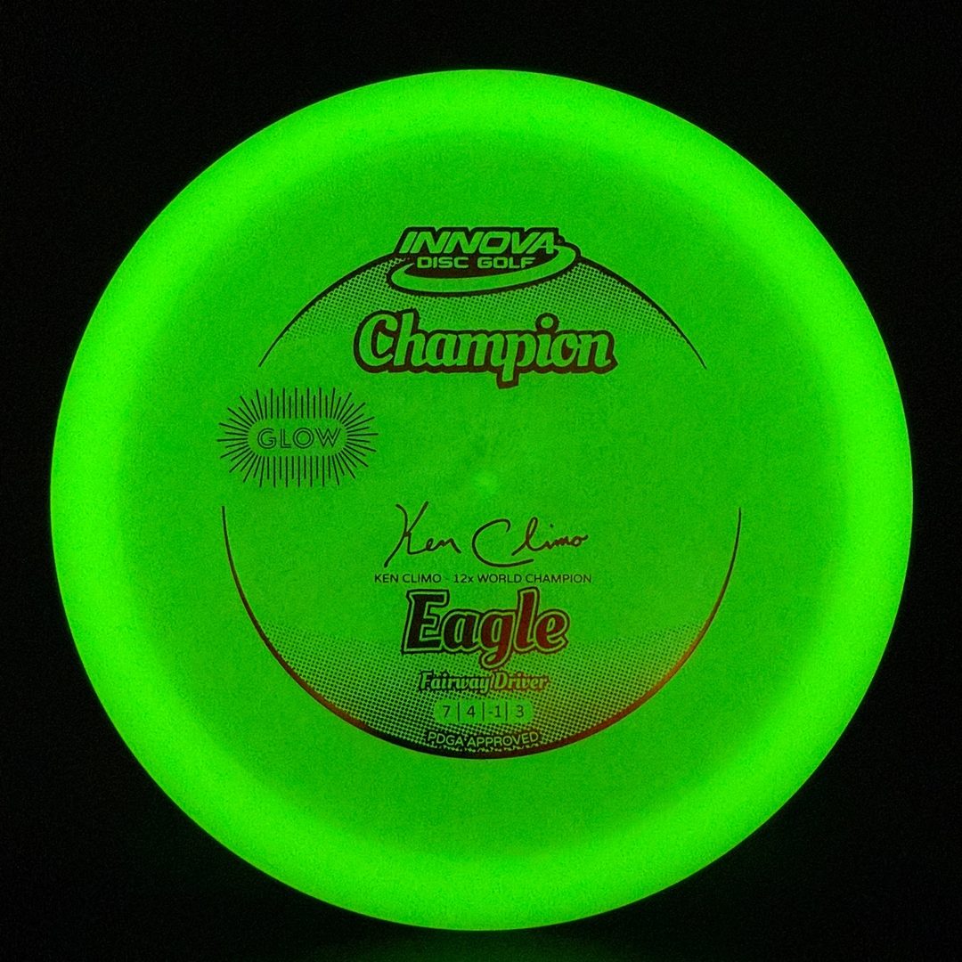 Classic Color Glow Champion Eagle - Ken Climo 12x Innova