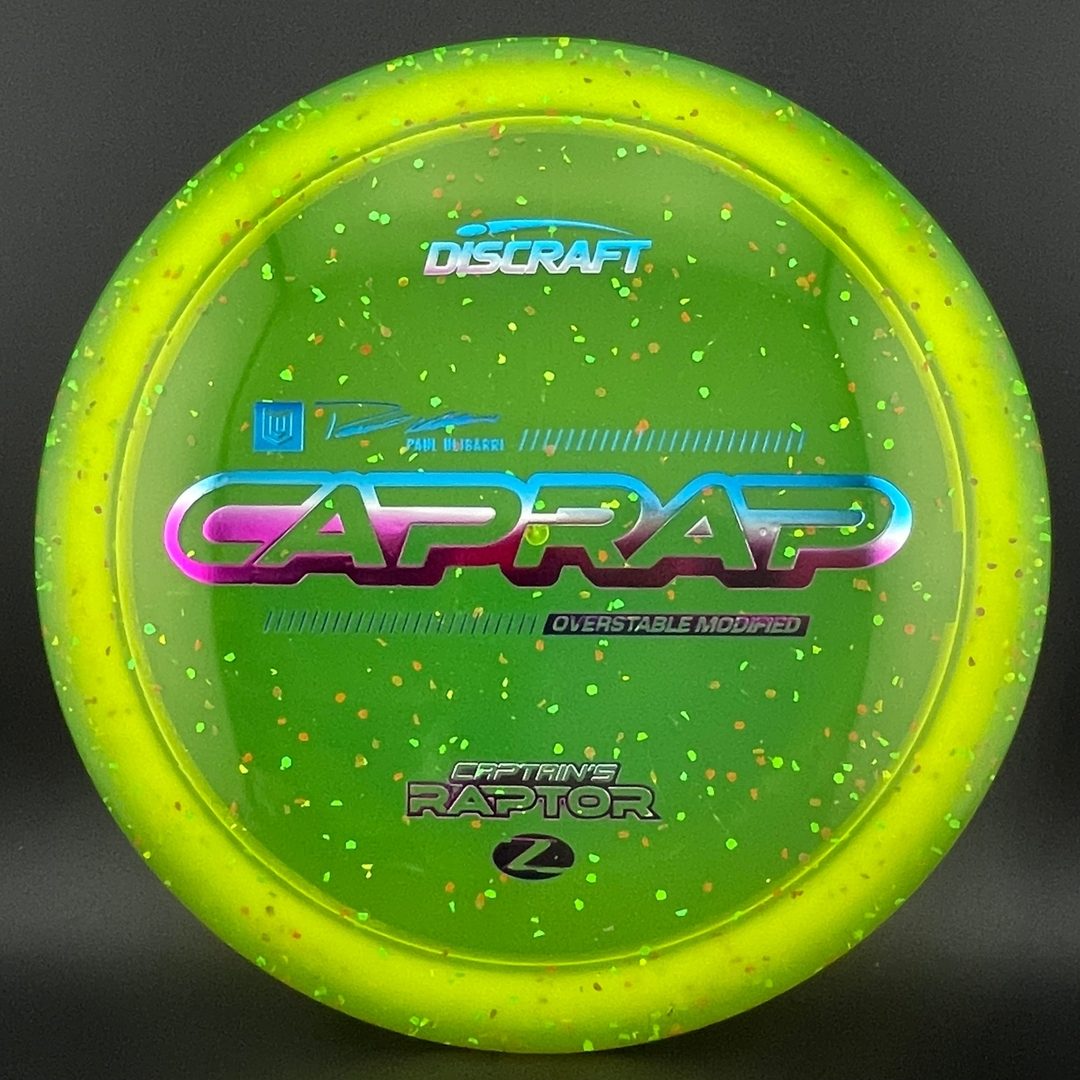 Confetti Z Captain's Raptor - Paul Ulibarri 2026 Discraft