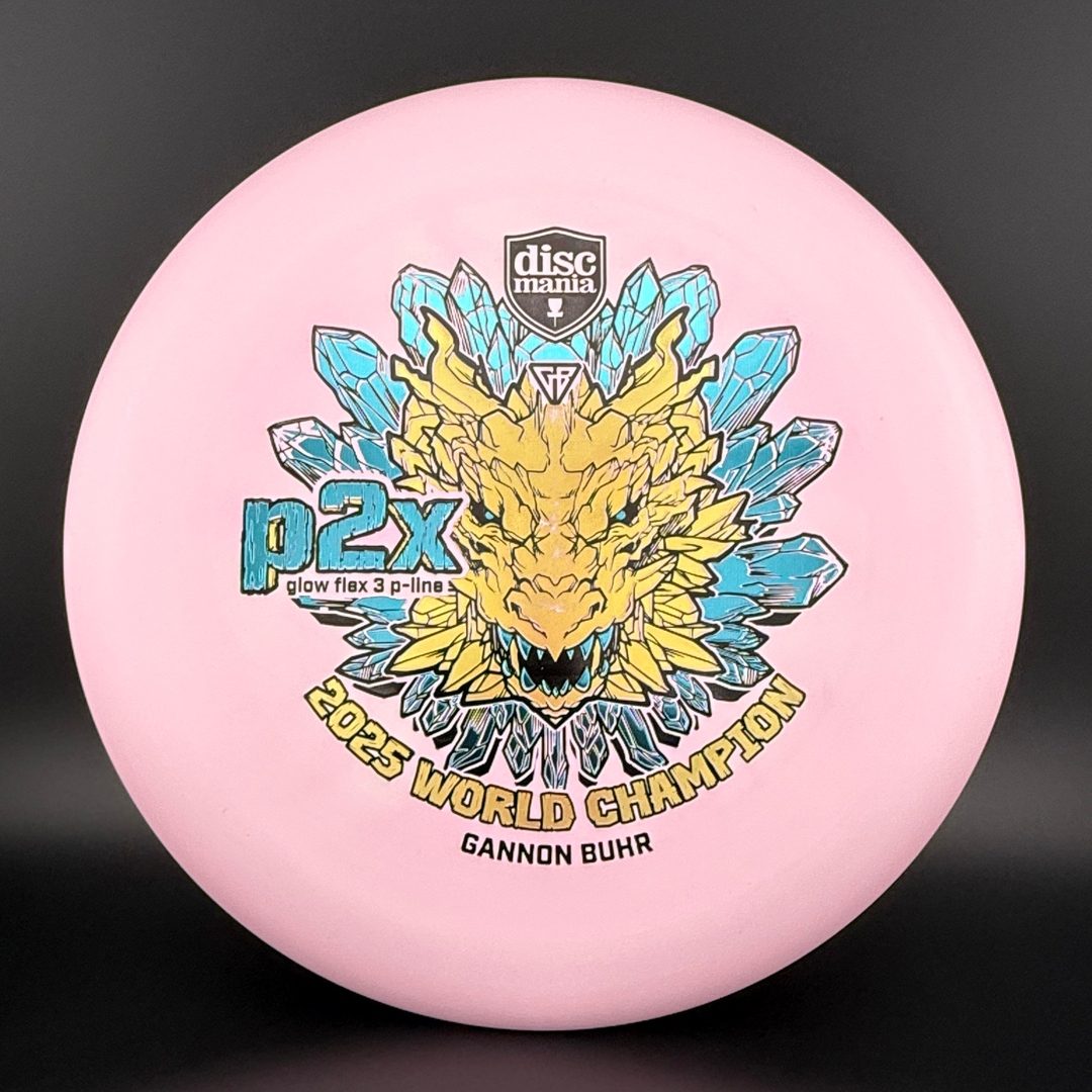 Glow P-Line P2x Flex 3 - Gannon Buhr 2025 World Champion Discmania