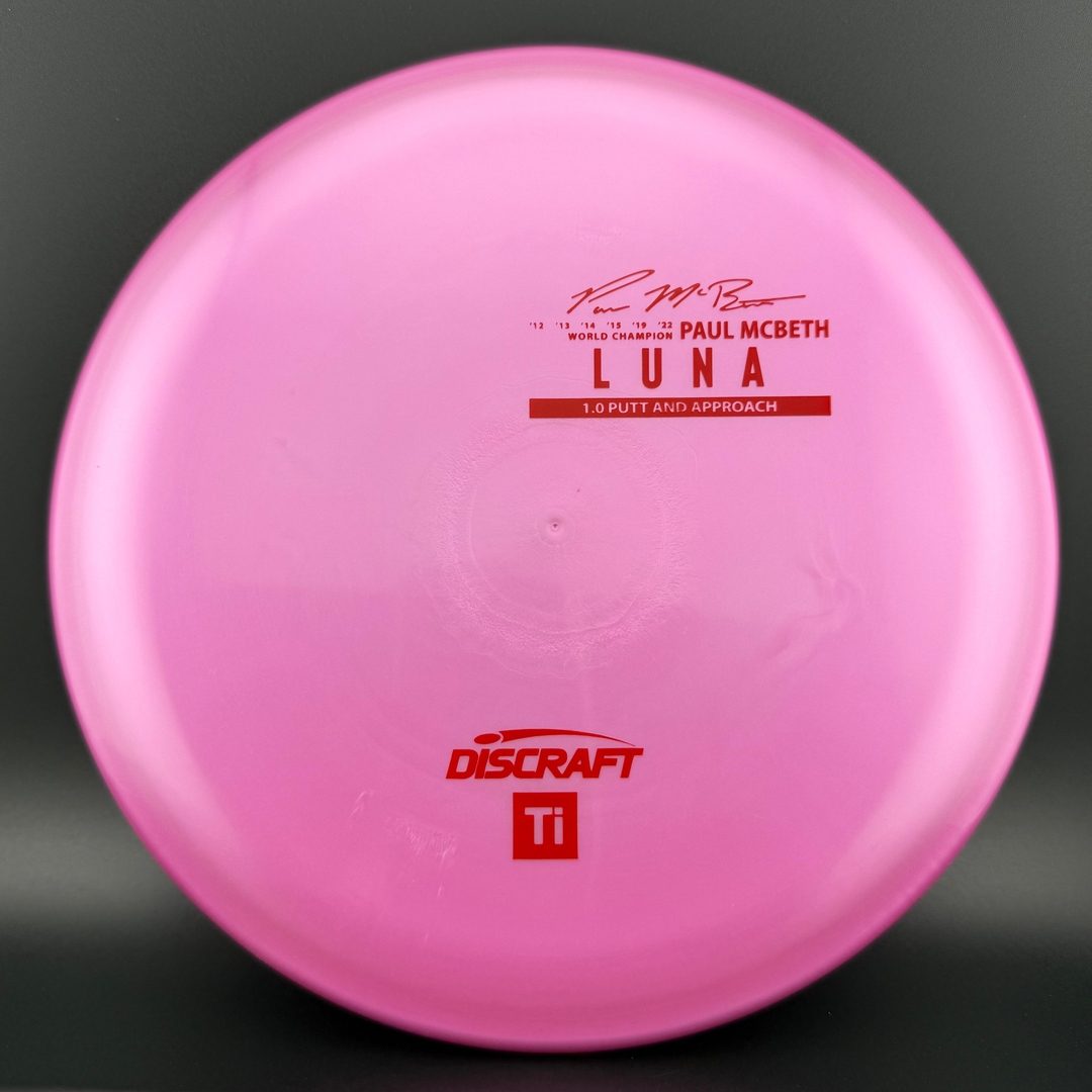 Titanium Luna - First Run - Paul McBeth Discraft