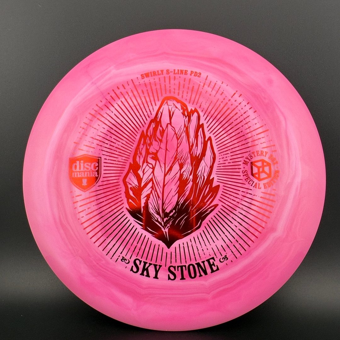 Swirly S-line PD2 First Run - "Sky Stone" MB '23 - 303 Open Bottom Stamp Discmania