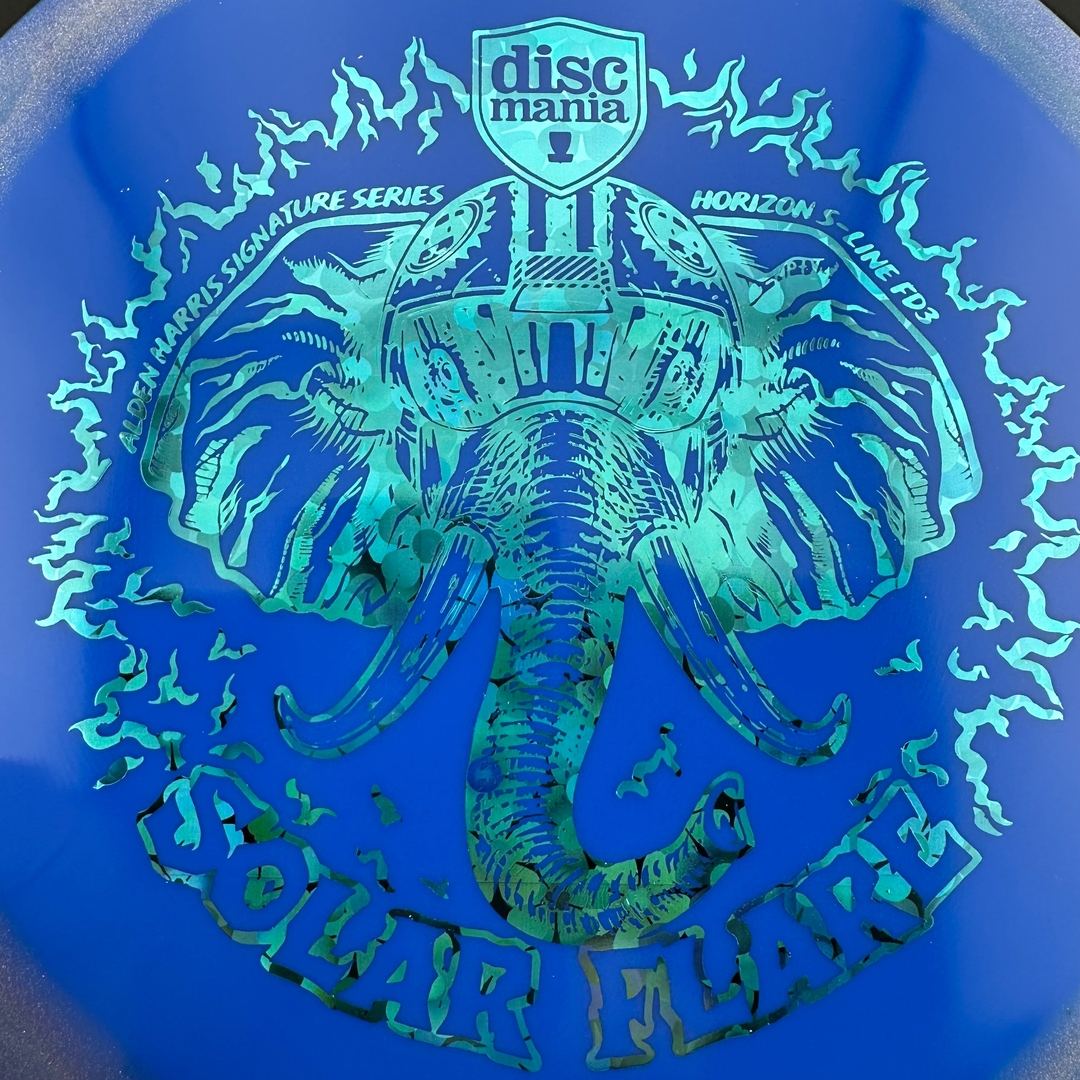 Horizon S-Line FD3 - Solar Flare - Alden Harris Signature Series Stamp by Manny Trujillo DROPPING OCTOBER 9TH @ 7 AM MST Discmania