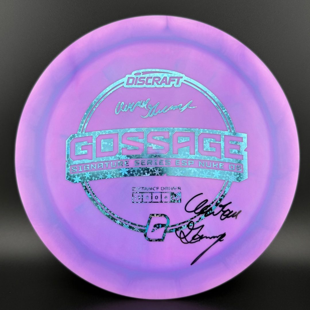 ESP Nuke OS - Aaron Gossage Autographed Discraft