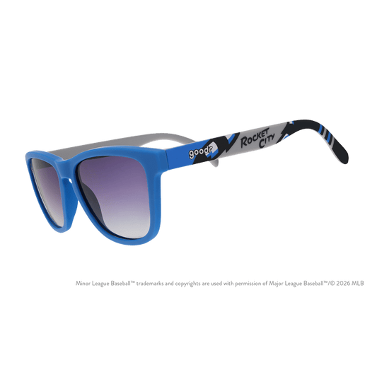 "Blast Off, Trash Pandas" Rocket City MiLB Polarized Sunglasses Goodr