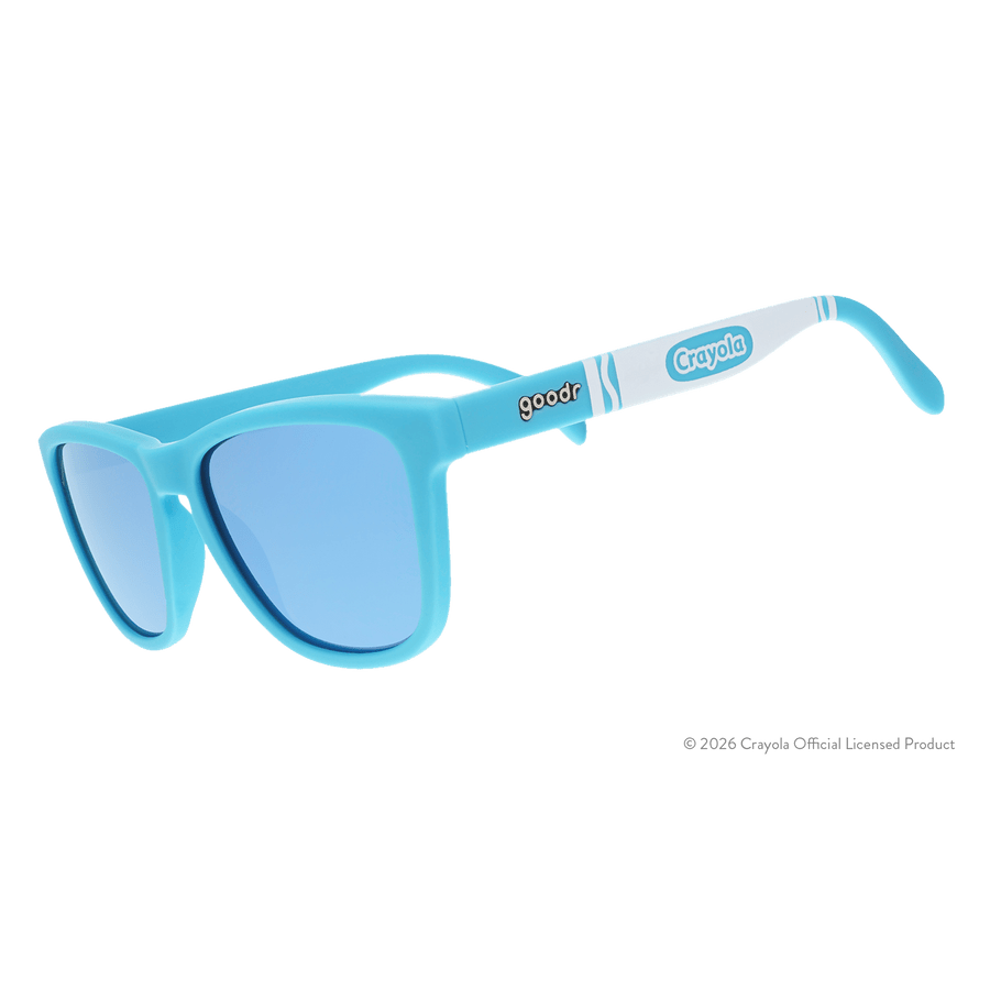"Blue Lagoon" Limited Crayola OG Polarized Sunglasses Goodr