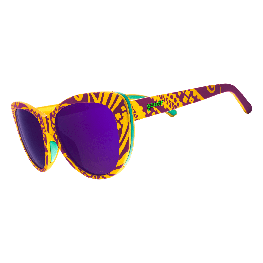 "Don't Ask How I Got These" Mardi Gras Glam G Polarized Sunglasses Goodr