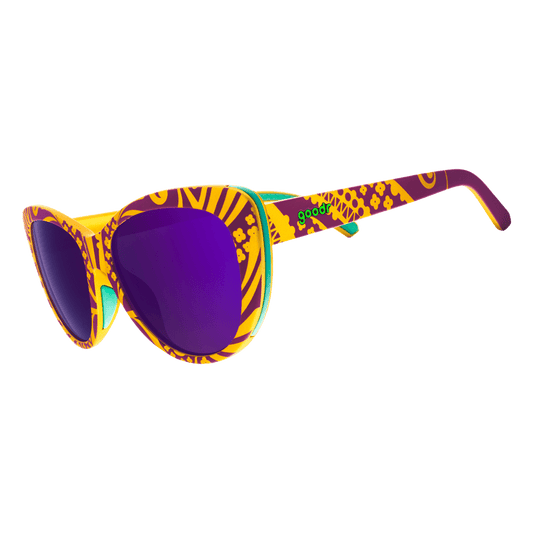 "Don't Ask How I Got These" Mardi Gras Glam G Polarized Sunglasses Goodr