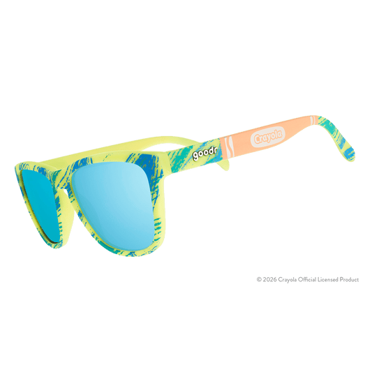 "Lime-A-Palooza" UV Activated Crayola OG Polarized Sunglasses Goodr