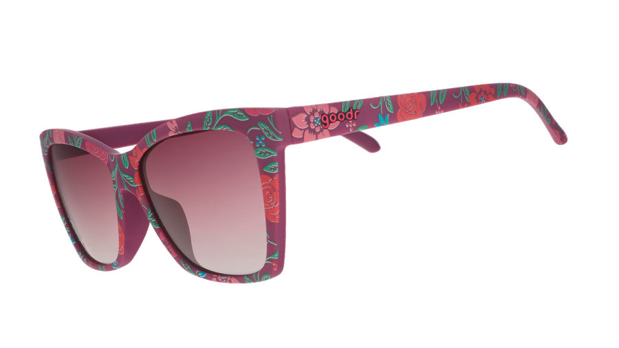 "Fuchsia Fields Forever" Polarized Pop G Sunglasses Goodr