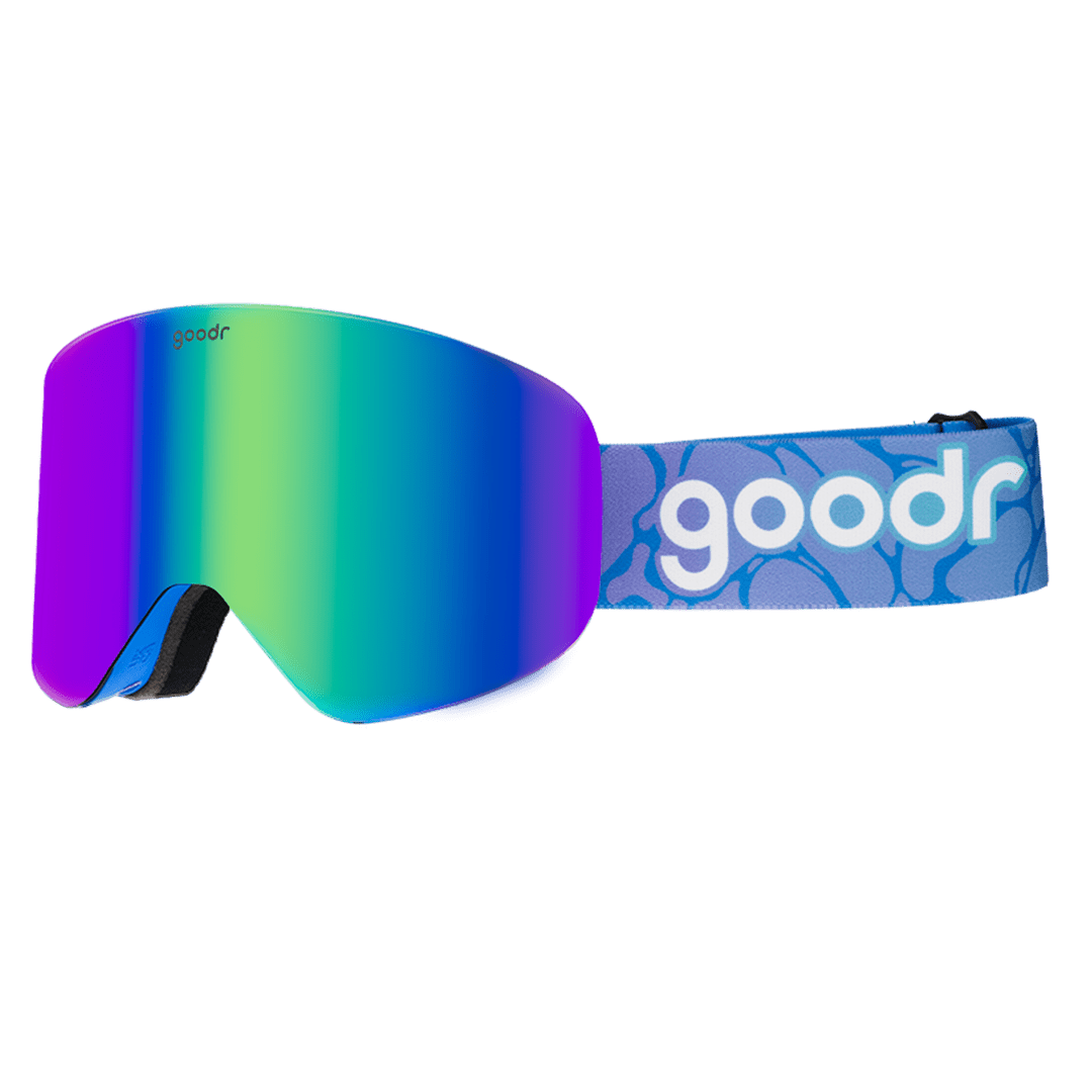 "Cold-Blooded Lodge Lizard” Limited SNOW G Polarized Goggles Goodr