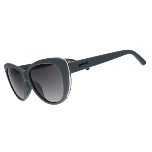 "Not Gray, Diet Black" Glam G Polarized Sunglasses Goodr