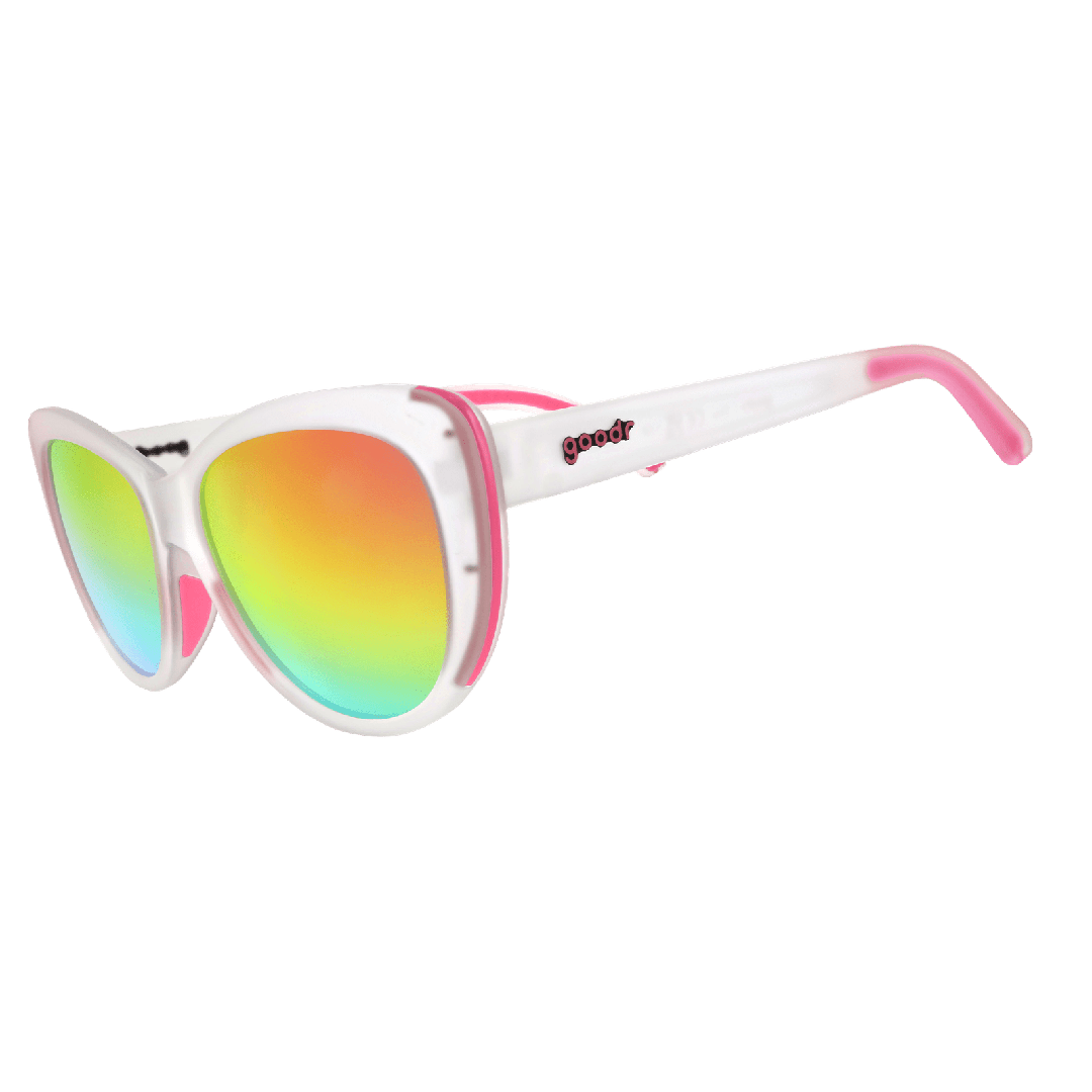 "Rainbow Runway Ready" Glam G Polarized Sunglasses Goodr