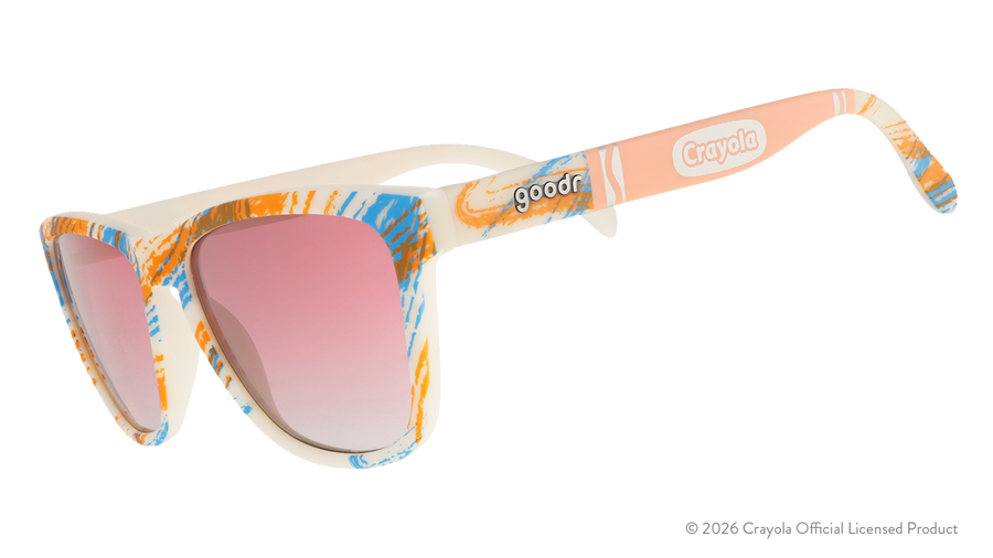 "Summertime" UV Activated Crayola OG Polarized Sunglasses Goodr