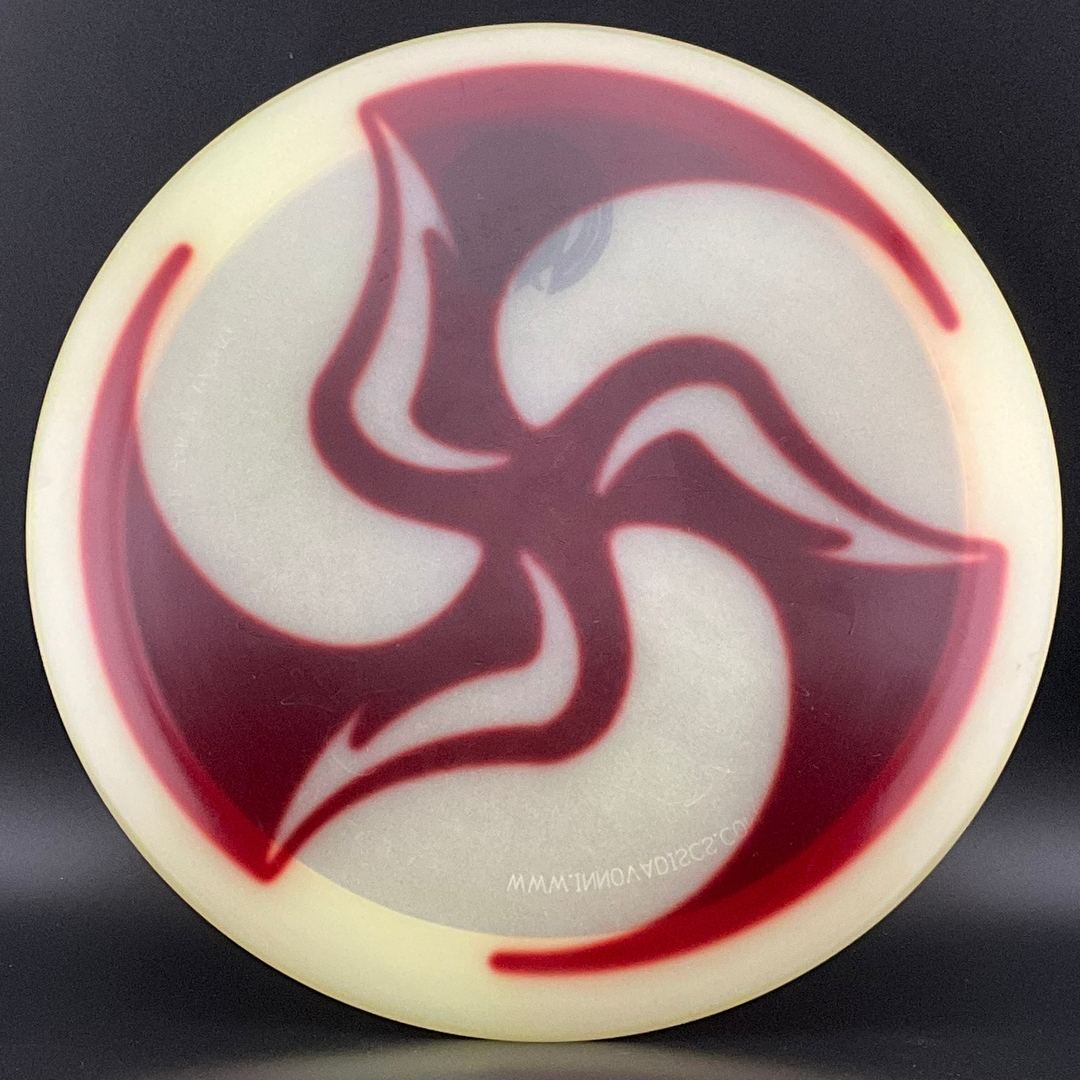 Champion Glow Firebird *Les White Stash Used* - 2013 Blood Red Huk Lab TriFly! Innova