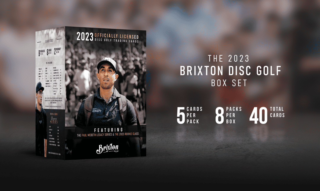 Disc Golf Trading Cards - 2023 XL Hobby Box Set Brixton