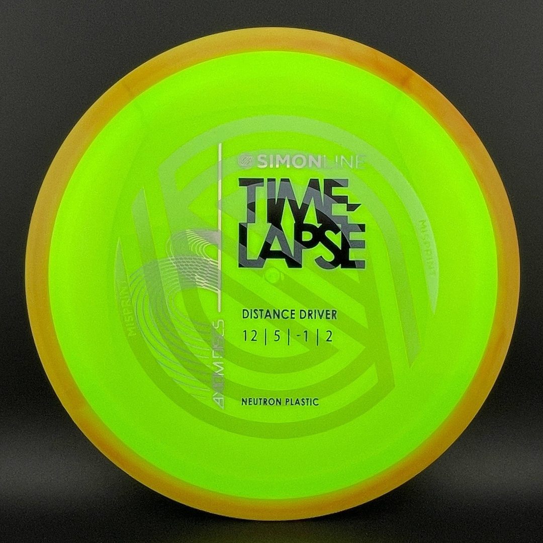 Neutron Time-Lapse Re-Tooled - Simon Line Misprint Axiom