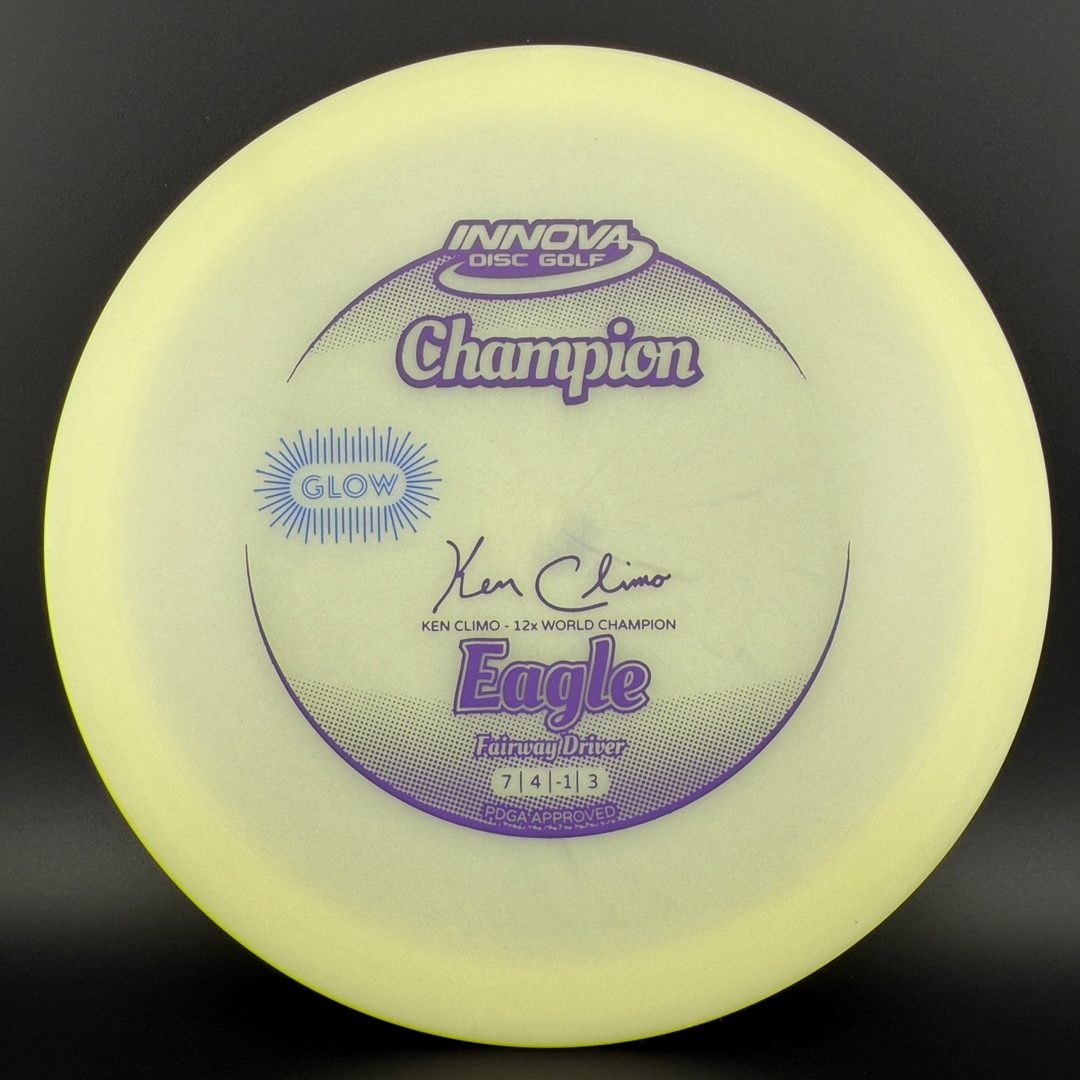 Classic Color Glow Champion Eagle - Ken Climo 12x Innova