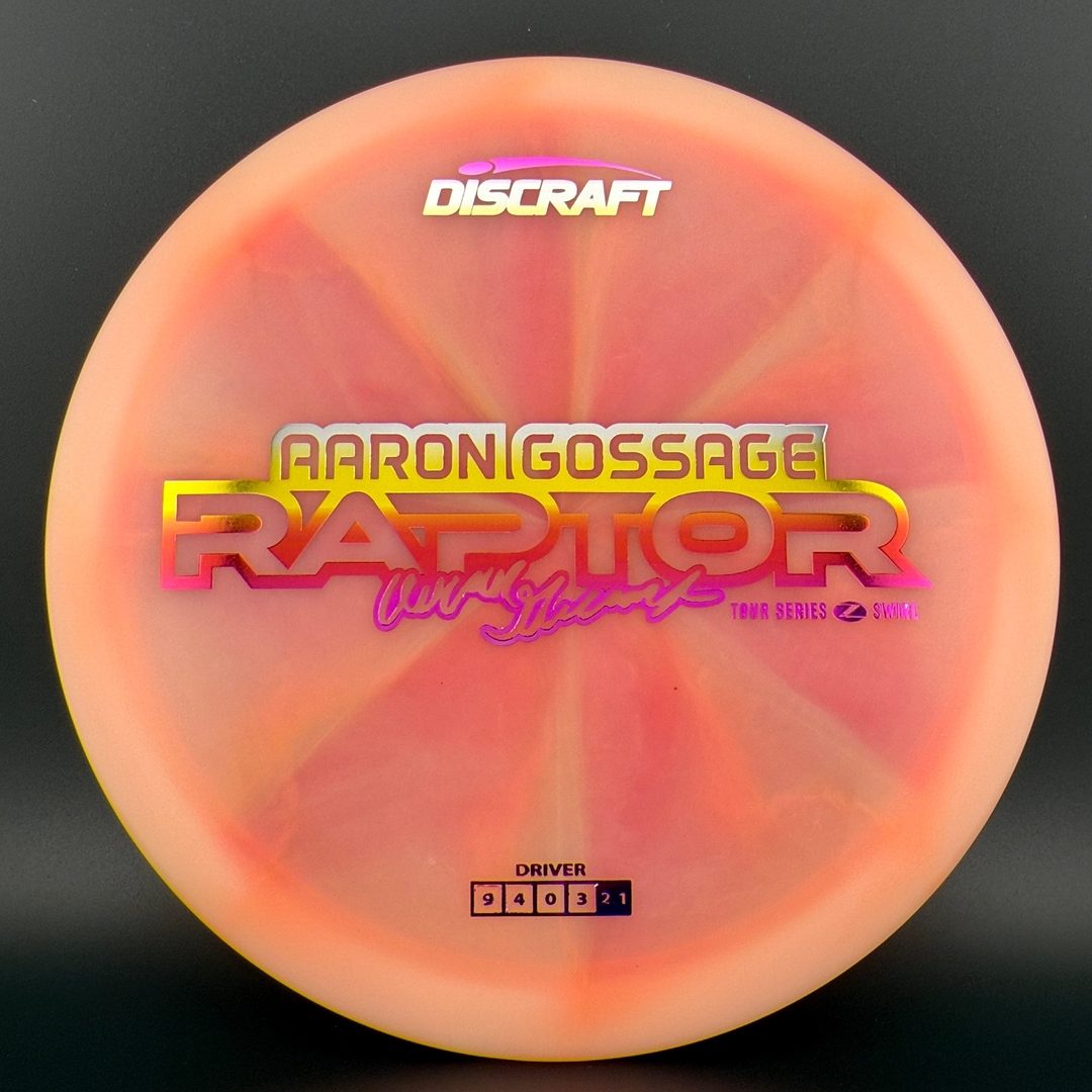 Z Swirl Raptor - Aaron Gossage 2025 Tour Series Discraft