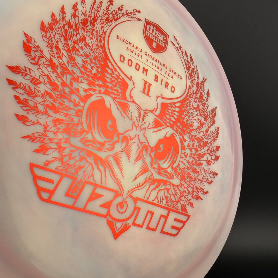 Swirly S-Line FD3 - Doom Bird 2 Red - Simon Lizotte Discmania