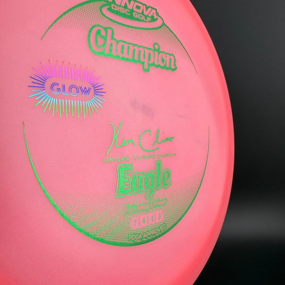 Color Glow Champion Eagle - Ken Climo 12x Innova