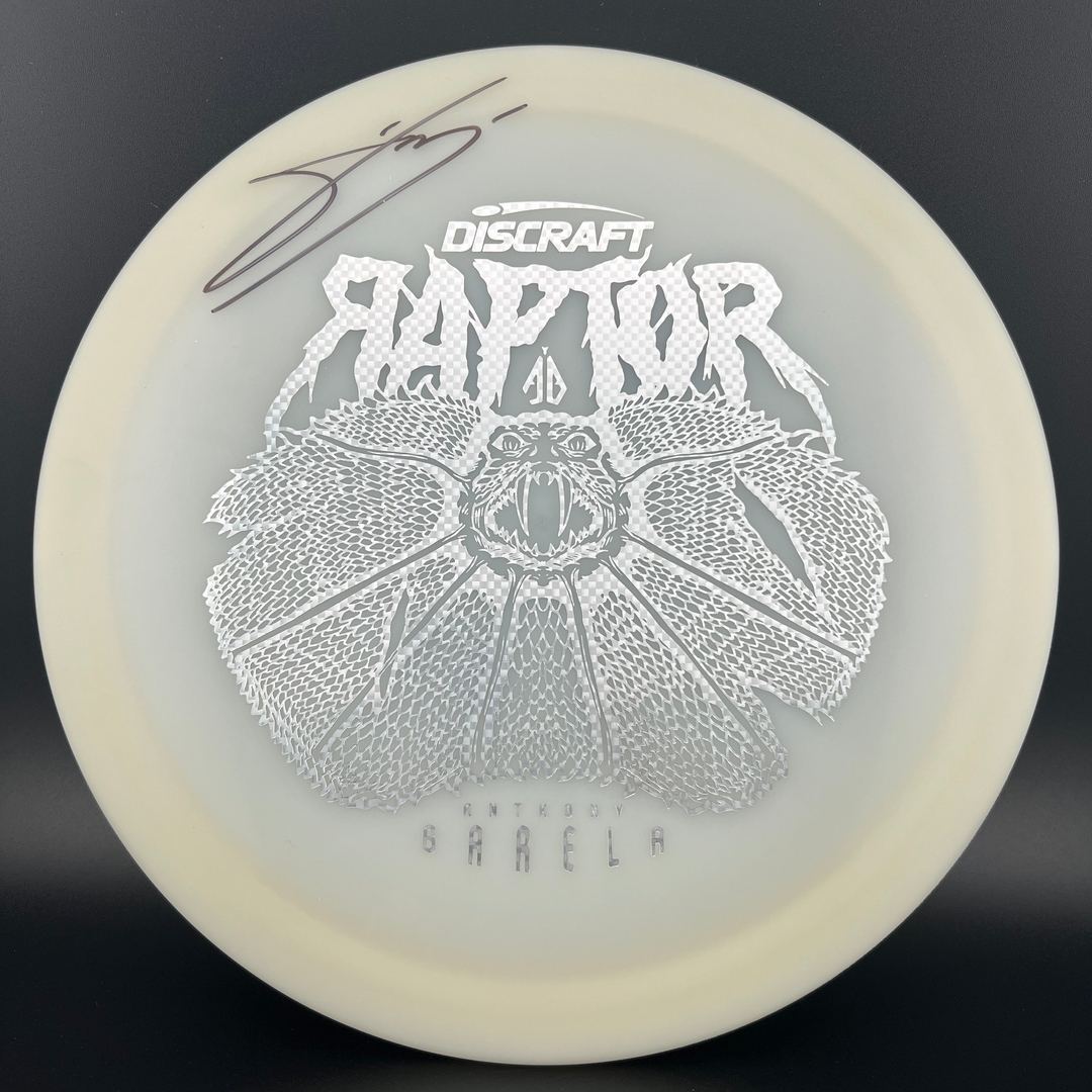 UV Glo Raptor - Anthony Barela Autographed Discraft