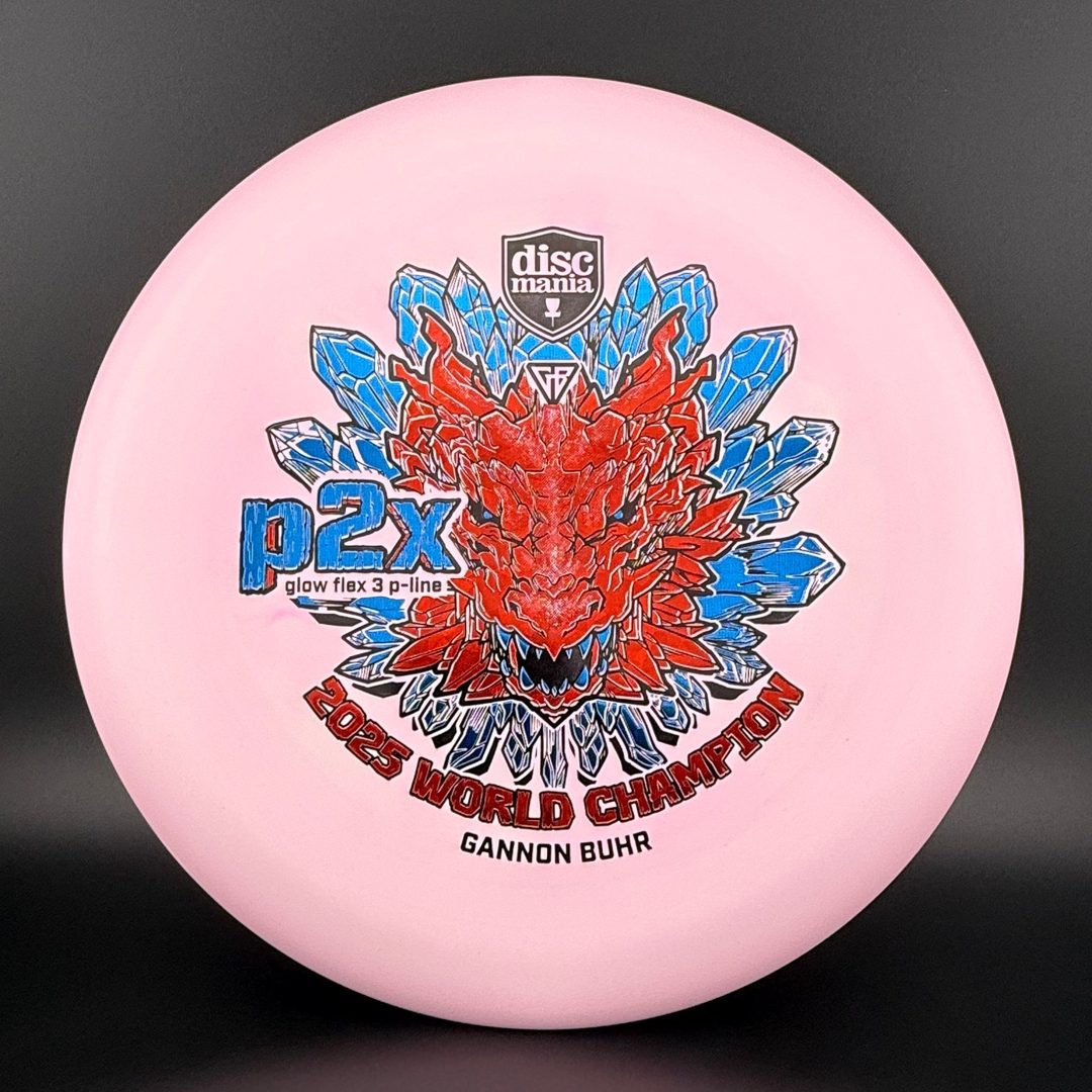 Glow P-Line P2x Flex 3 - Gannon Buhr 2025 World Champion Discmania
