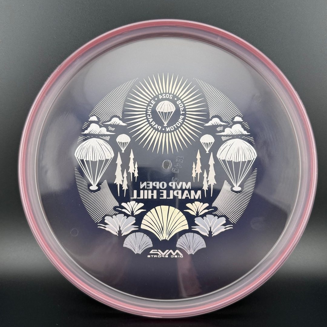 Proton Soft Parachute - MVP Open 2024 - Clear Pink Streamline