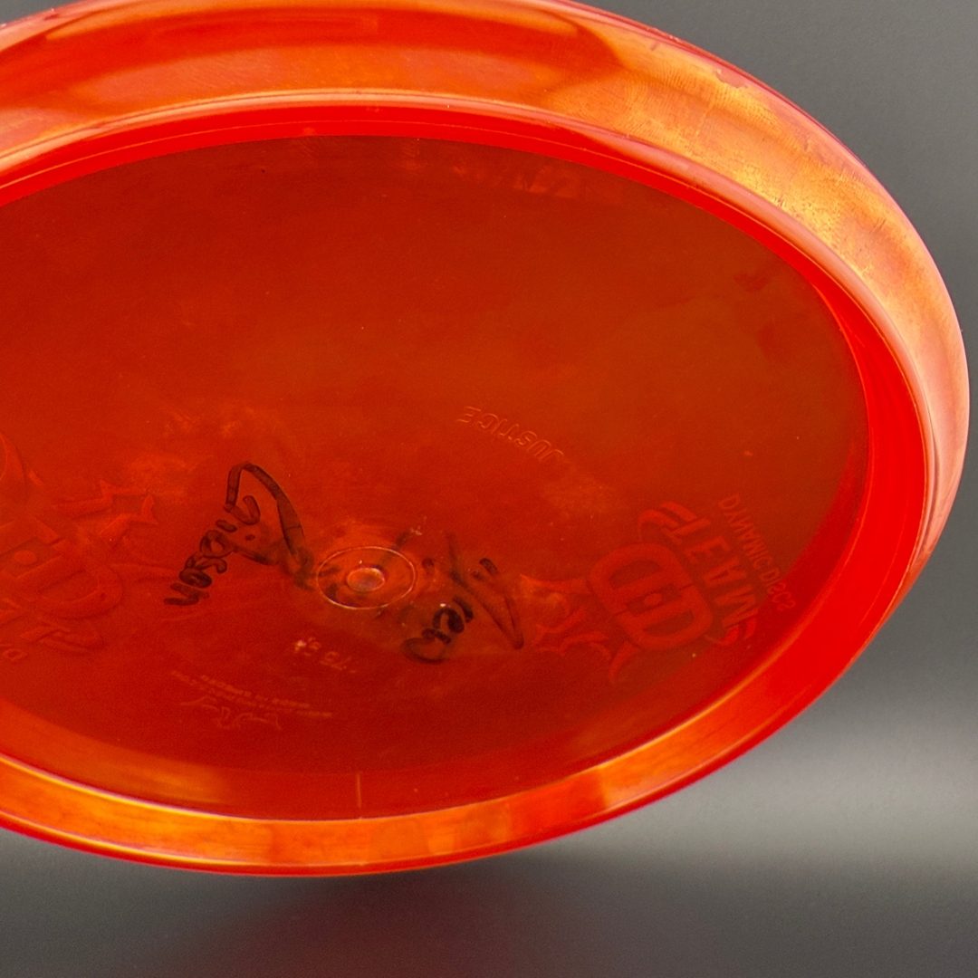 Lava Justice - Team DD Stamp *Gibson Stash Used* Dynamic Discs